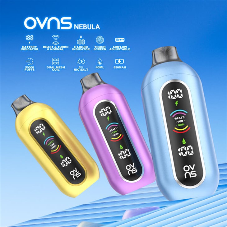 OVNS 50K Nebula Storskjerm NOR/TUR/BEAST Elektronisk sigarett