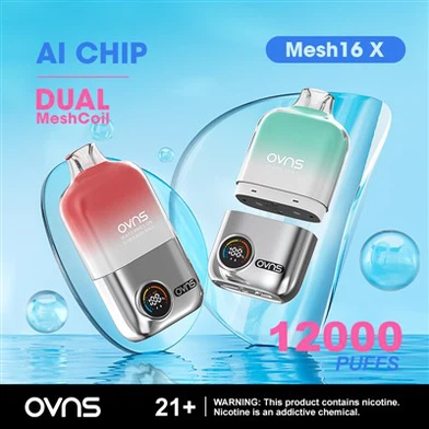 OVNS Mesh16X utskiftbare podsystemsett 12000 Puff Vape